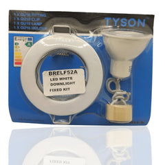 Tyson Fixed Led Downlight Kit - White