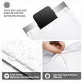 White Bubble Envelopes, Padded Envelopes Self-Seal, Waterproof, Cushioning Padded Bags