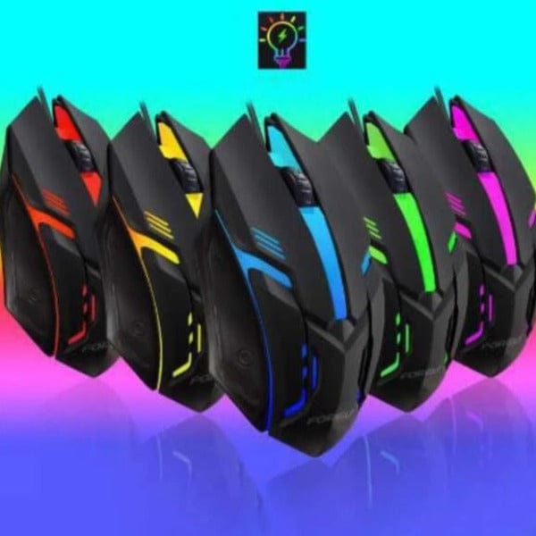 Wired Glowing Mouse