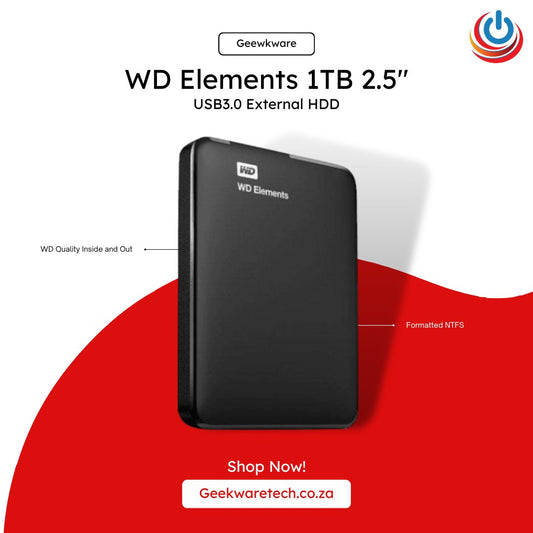 WD Elements Portable Hard Drive: Your Reliable Storage Companion on the Go - Geekware Tech