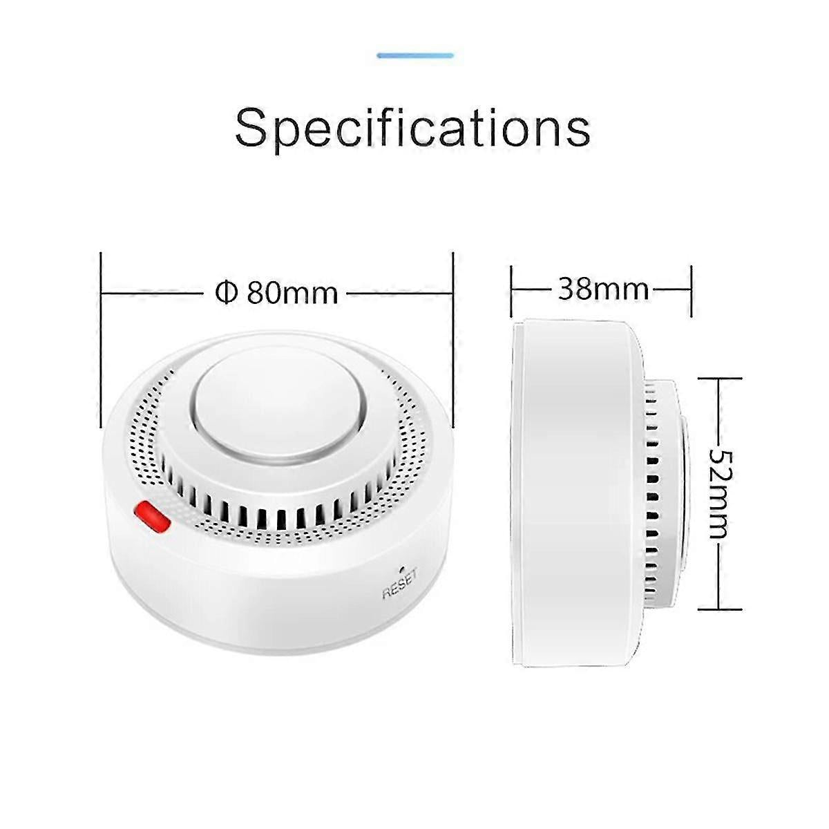 Wifi Smart Smoke Detector Fire Protection Smoke Alarm Combination Fire