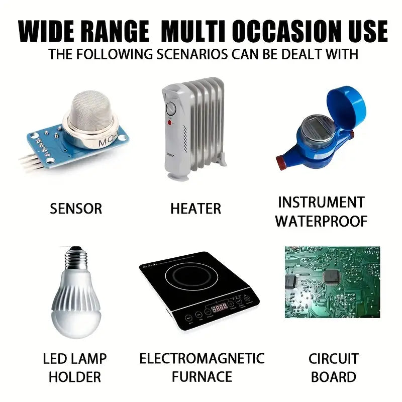 JUE-FISH Liquid Insulating Rubber Coat Seals and Protects Electrical Connections 30ml