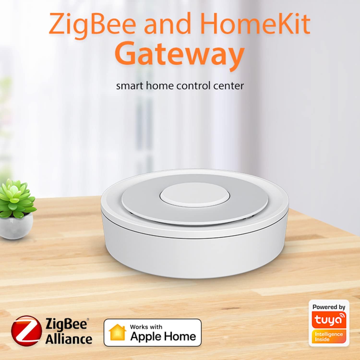 ZigBee Gateway Smart Home Hub Voice and APP Remote Control Intelligent Bridge Wired