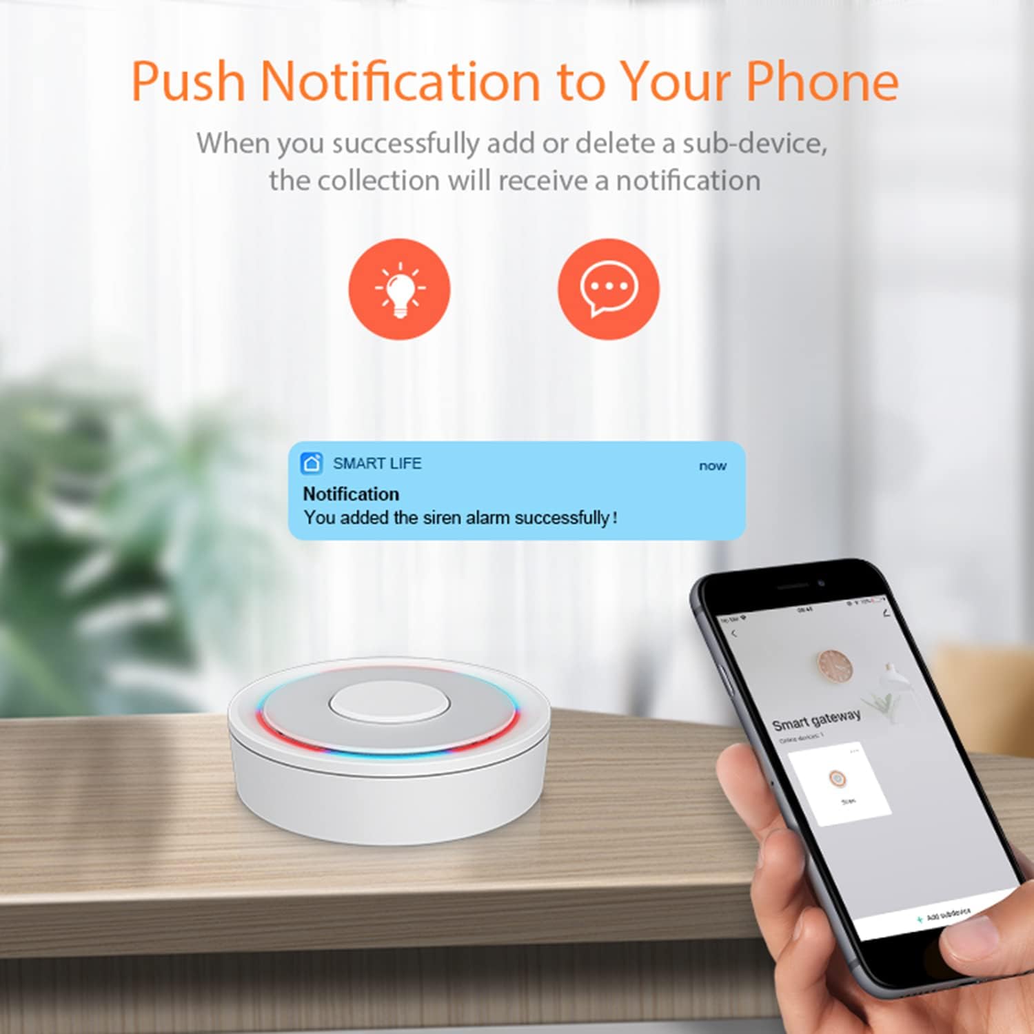 ZigBee Gateway Smart Home Hub Voice and APP Remote Control Intelligent Bridge Wired