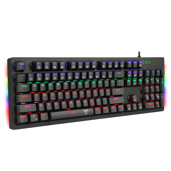 T-DAGGER Bermuda T-TGK312-BK Gaming Mechanical Keyboard Rainbow Backlight