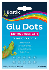 Bostik Glu Dots Extra Strength - 64 Dots