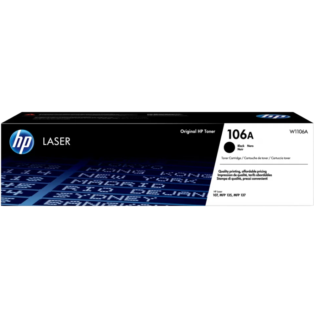 HP 106A Black Original Laser Toner Cartridge