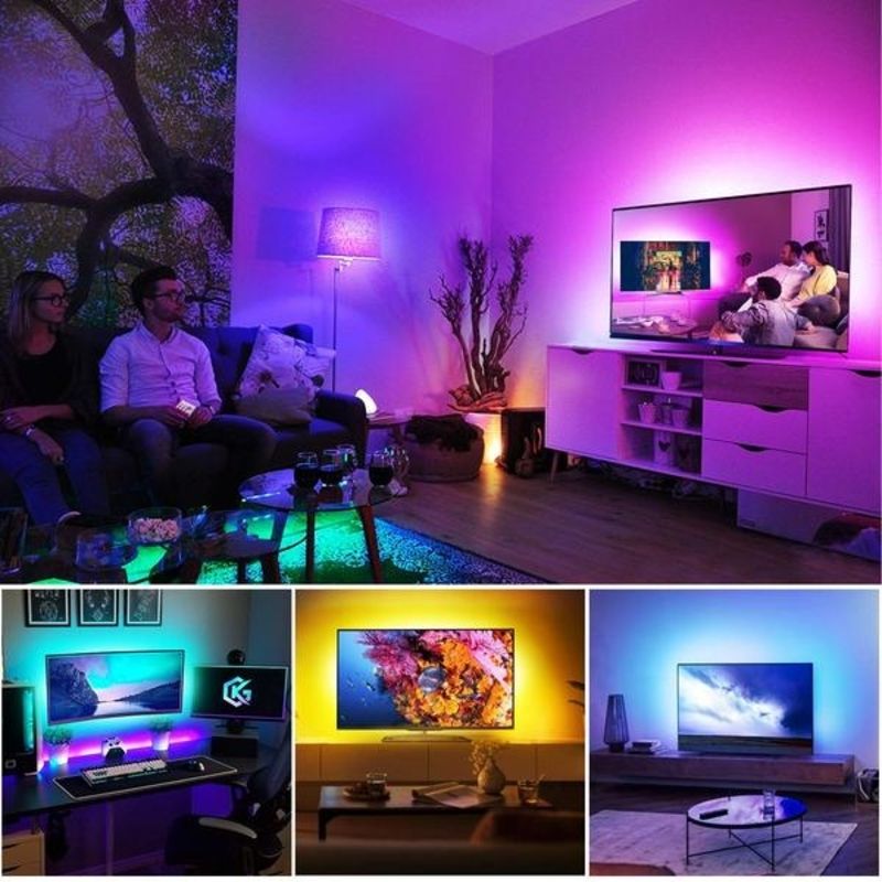 LED TV Strip Light - RGB 2m