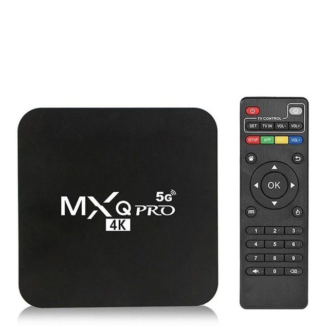 MXQ PRO 5G Wifi Smart Media Player 4K 4G + 32GB Android TV Box