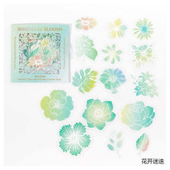 30Pcs Butterfly and Floral Pattern Random Sticker