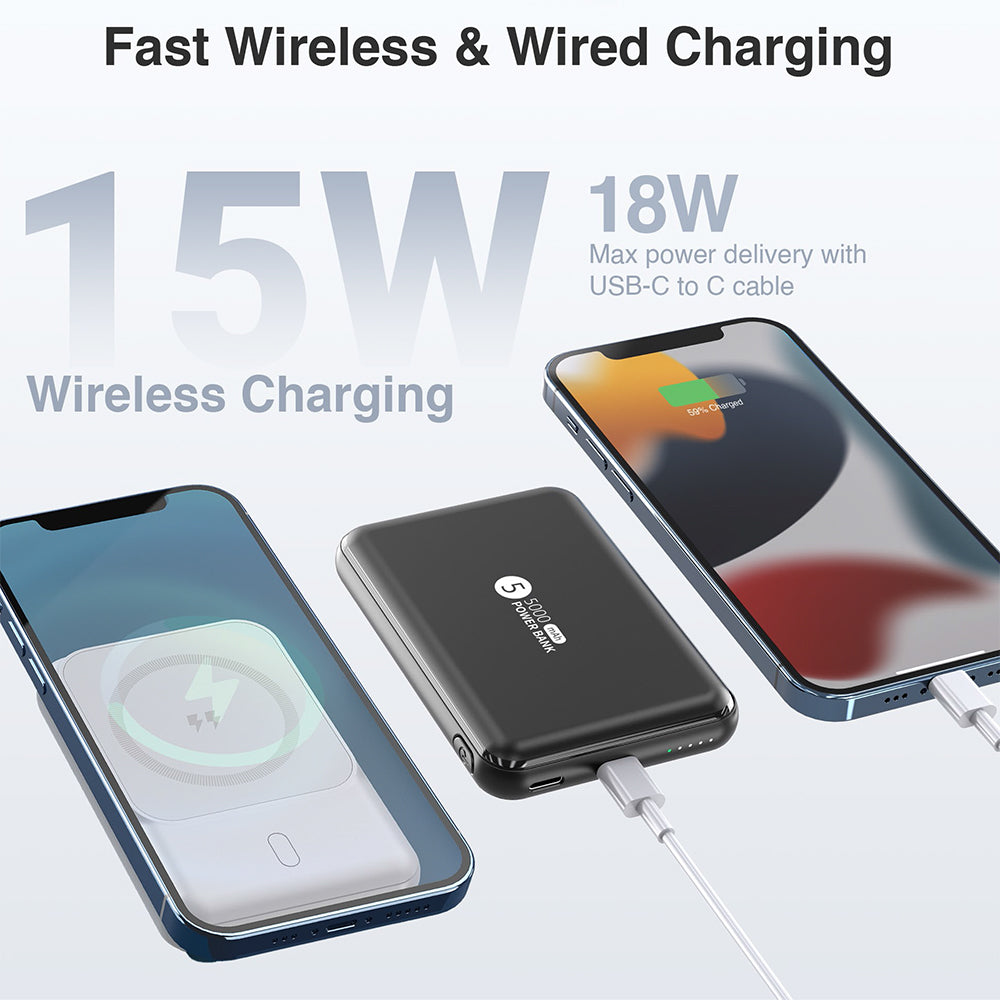 Magnetic Wireless Power Bank 5000mAh 15W PB050