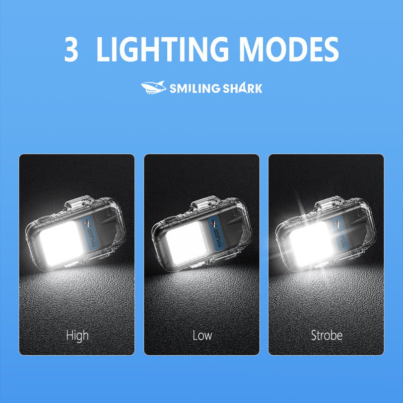 Smiling Shark TIP066 Mini Rechargeable Work Light Arc Electric Lighter COB Floodlight Light