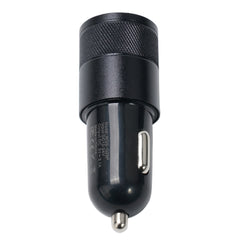 Car Charger Black USB Type-C And USB A