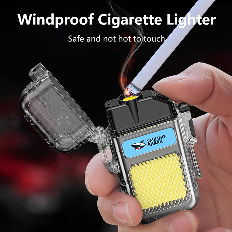 Smiling Shark TIP066 Mini Rechargeable Work Light Arc Electric Lighter COB Floodlight Light