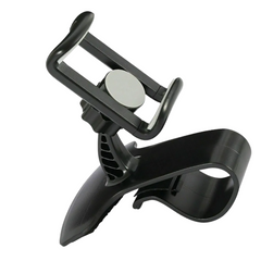 Universal Dashboard Car Mount Phone Holder With 360-degree rotation - Black