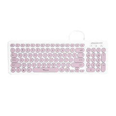 Alcatroz Jellybean U2000 Keyboard and Mouse White Peach - Open Box