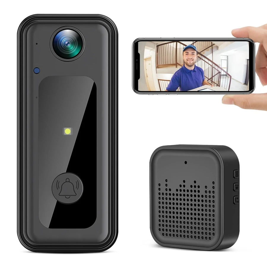 Wireless Video Intercom Smart Doorbell Camera With Two-way Audio