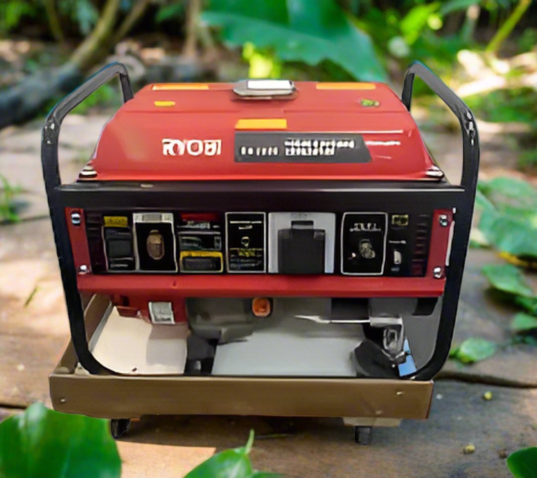 Ryobi Generator Max 1.2 KVA Constant 1 KVA 4-Stroke Air Cooled RG-1200 - Open Box