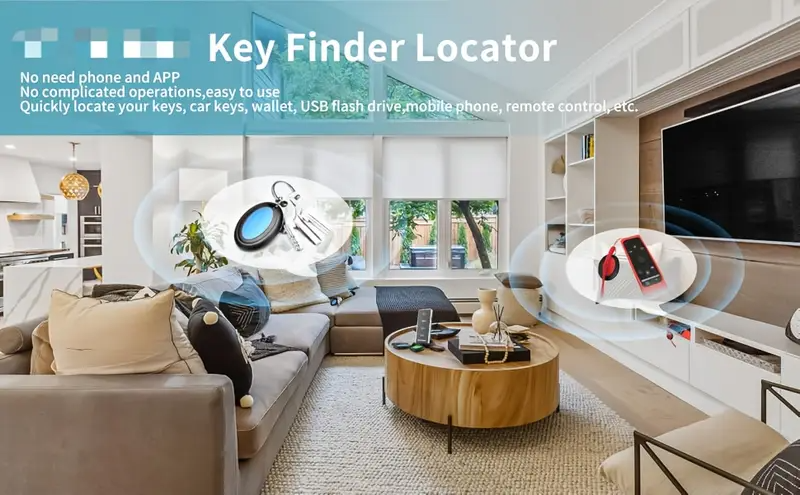 Key Finder 1 Transmitter and 4 Receivers