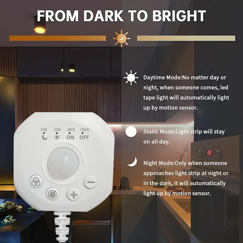 Motion Sensor Flow Cool White Light Strip 5m