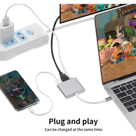 USB-C to 4K HDMI  Multi Adapter USB-C USB3.0 Adapter