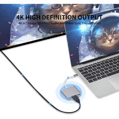 USB-C to 4K HDMI  Multi Adapter USB-C USB3.0 Adapter