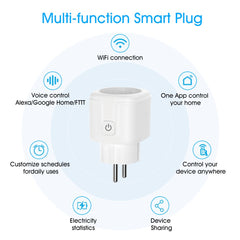 Smart WiFi Plug EU standard 2 Pin Wireless Remote Socket