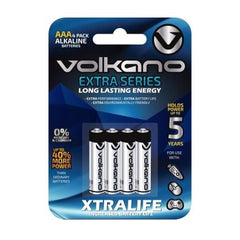 Volkano Alkaline Batteries AAA pack of 4