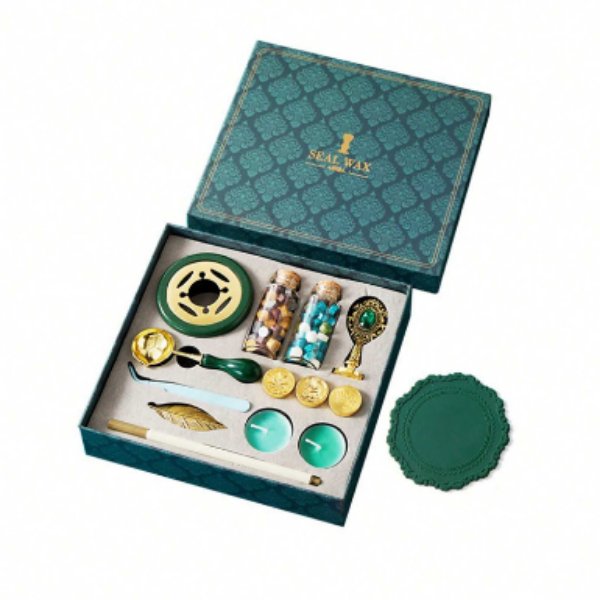 Wax Seal Stamp Set - 15 Piece