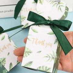 10pcs Leaf & Letter Graphic Gift Box With Ribbon durban-umhlanga Geekware-tech