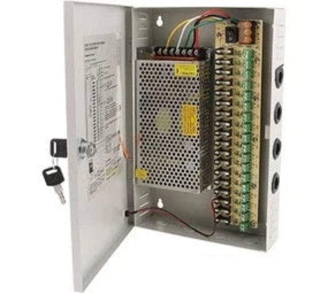 18 Channel CCTV Power Supply Distribution Box 12V 30A