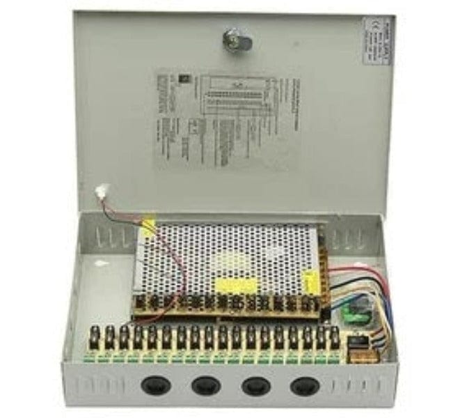 18 Channel CCTV Power Supply Distribution Box 12V 30A