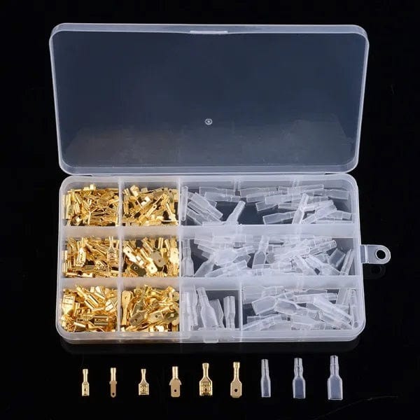 270pc Terminal Wire Crimp Connectors Male/Female Assortment Kit