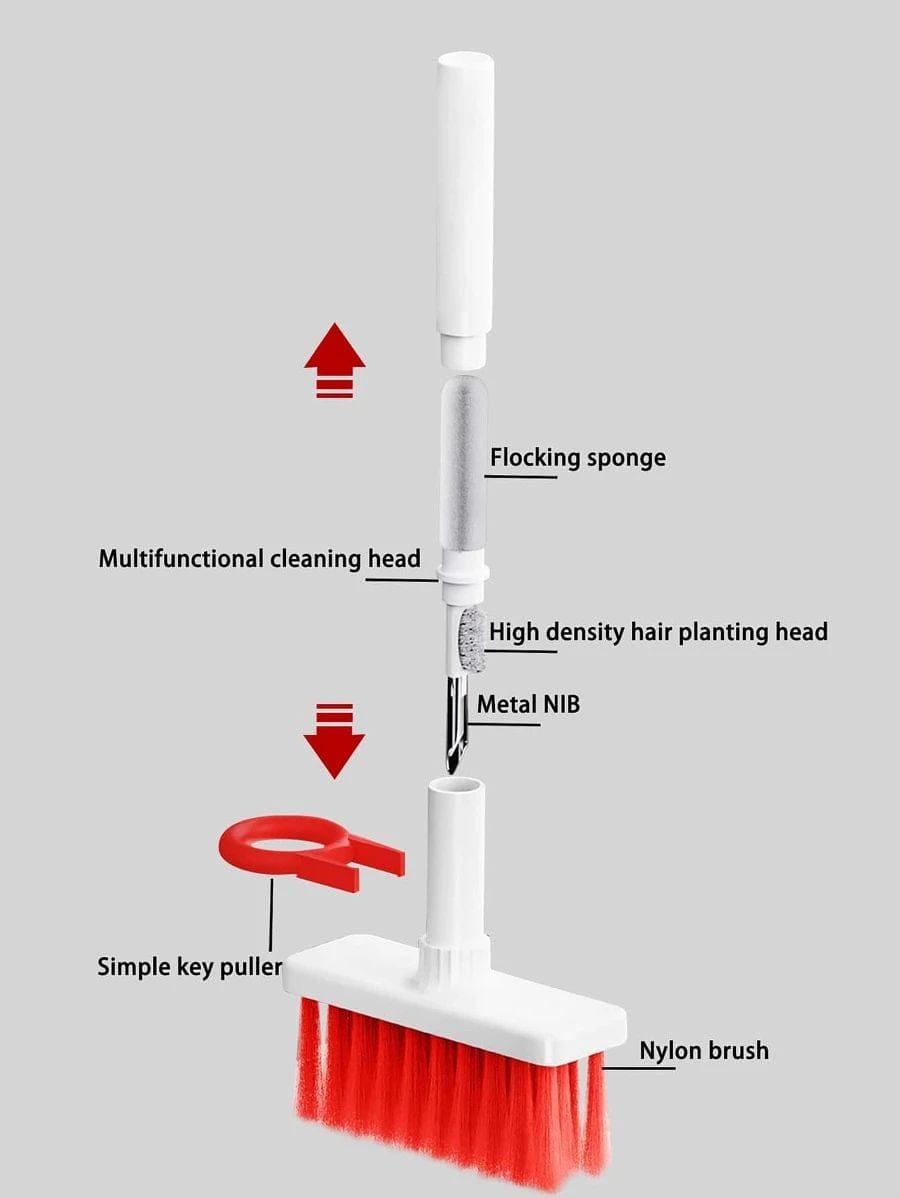 5 In 1 Multifunctional Keyboard Cleaning Brush