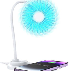 5w 4-In-1 Multi-Functional Fan Wireless Charger