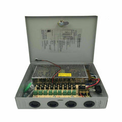 9 Channel CCTV Power Supply Distribution Box DC 12V 10A