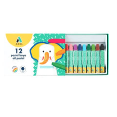 Adel Oil Pastels Hexagonal Colours Pack of 12