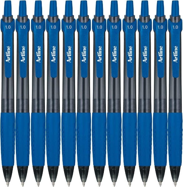 Artline EK8410 Blue Retractable Ballpoint Pen 1.0mm