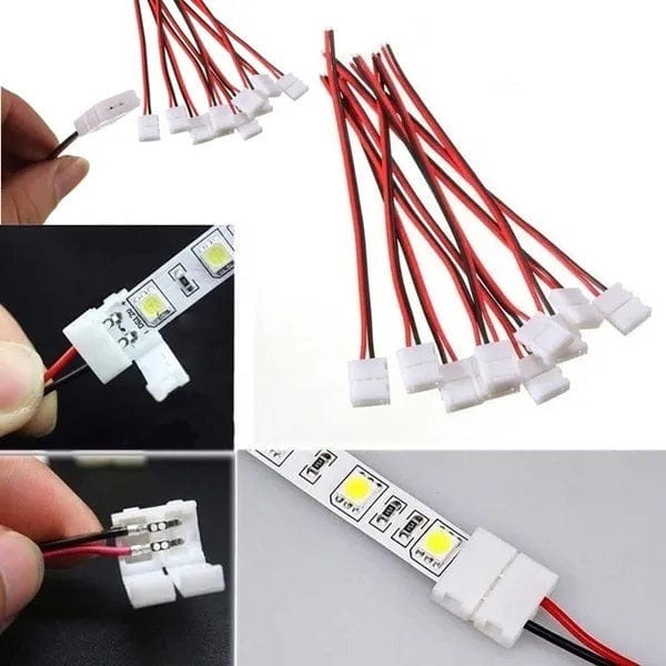 Cable 2 Pin LED Strip Connector 3528/5050 Single Color durban-umhlanga Geekware-tech