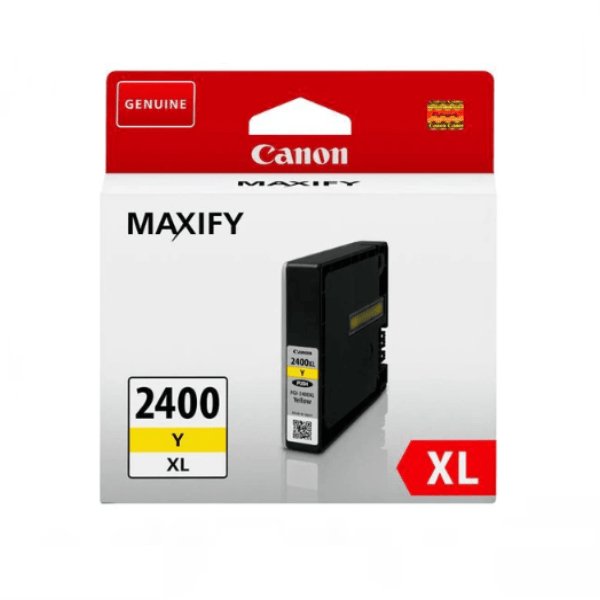 Canon PGI-2400XLY Yellow High Yield Printer Ink Cartridge Original Single-pack