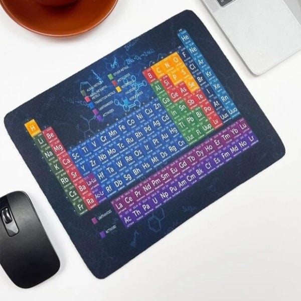 Chemical Element Pattern Mouse Pad