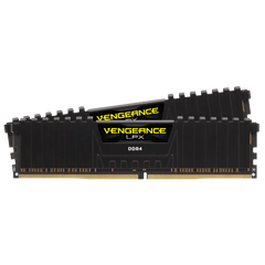Corsair Vengeance® LPX 16GB (2 x 8GB) DDR4 DRAM 3200MHz C16 Memory Kit - Black