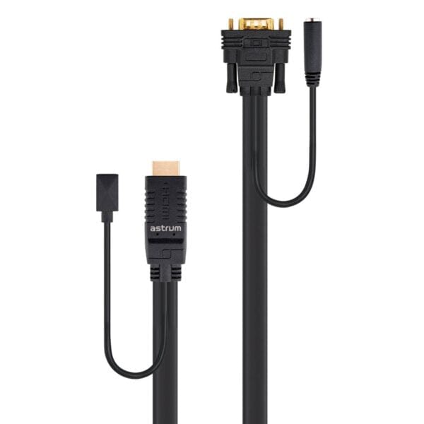 DA460 HDMI Male to VGA Male + Audio Cable durban-umhlanga Geekware-tech