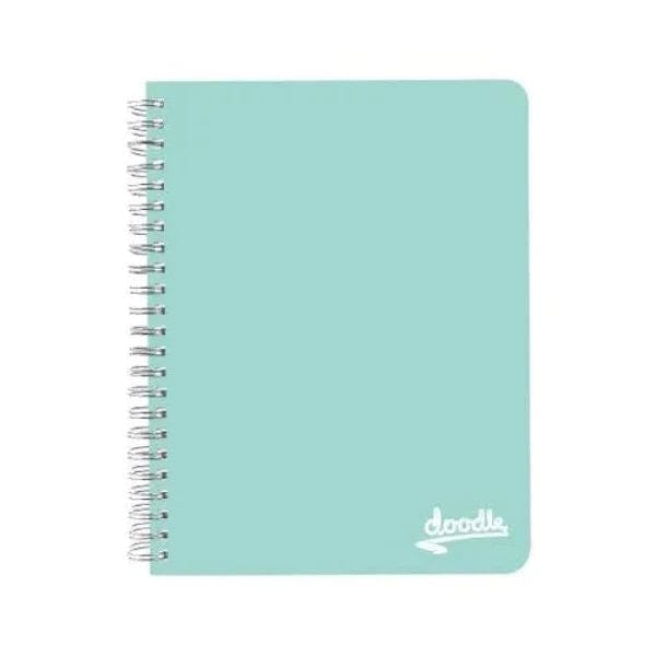 Doodle A5 Pastel Wiro Notebook 60 Sheets