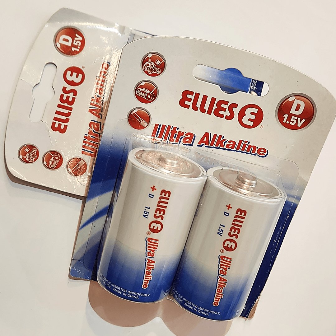 Ellies D Alkaline Battery 1.5v