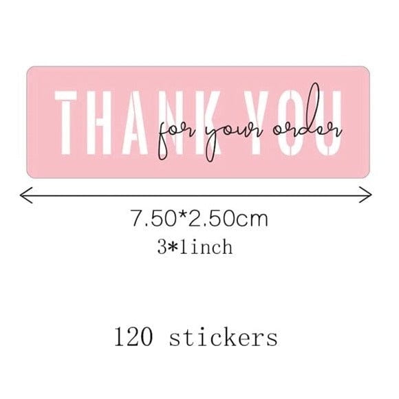 Graphic Gift Sticker - 1 roll/120pcs