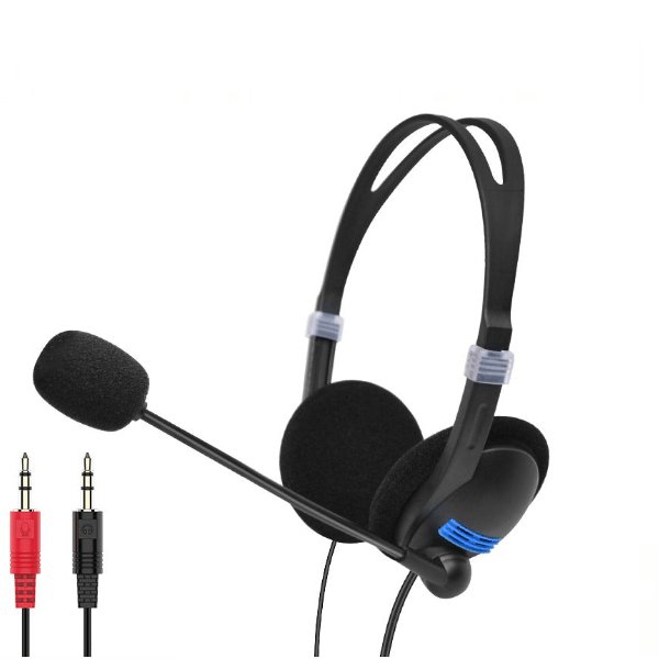 HS110 On-ear Wired Stereo Headset with Flex Mic