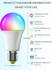 LED Bulb With Remote Control 10W