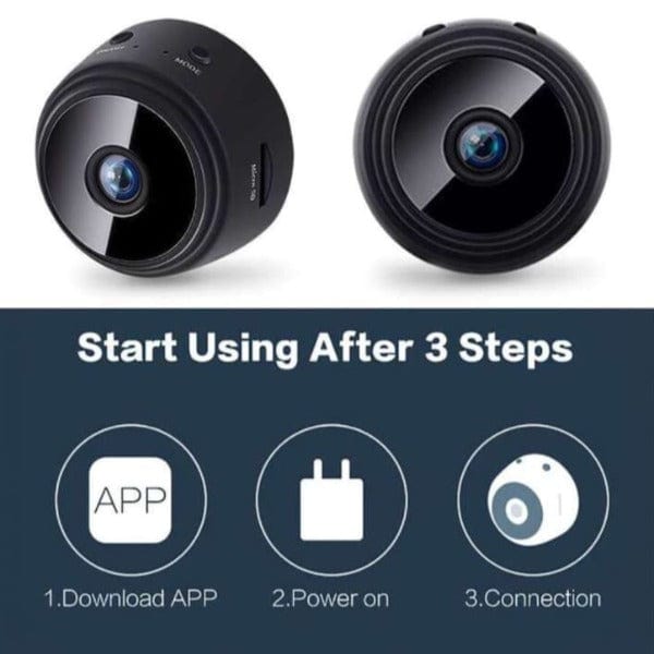 Mini HD 720P 2.4Ghz Wi-Fi IP Camera Surveillance System