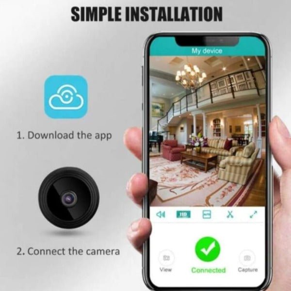 Mini HD 720P 2.4Ghz Wi-Fi IP Camera Surveillance System